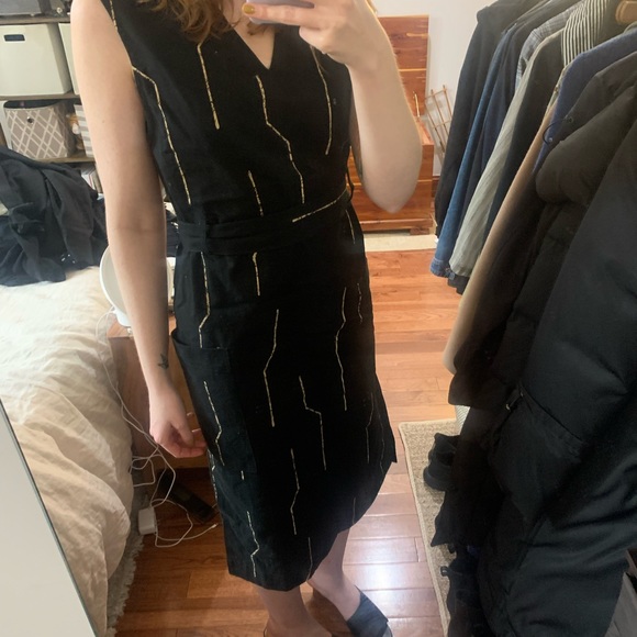 NWT Bel Kazan Arpi dress in Black Lark - Picture 9 of 9